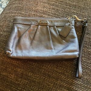 Coach Leather Wristlet
